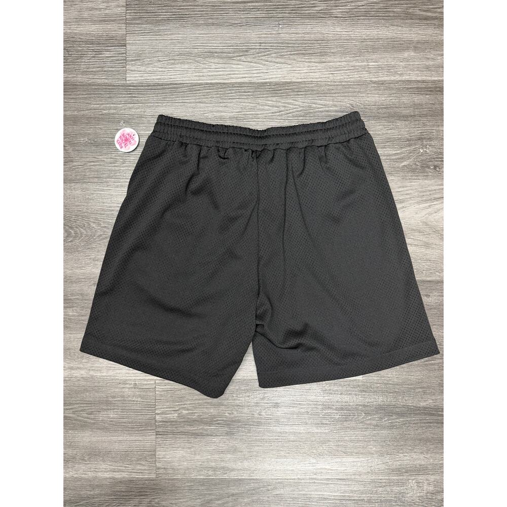 ASSC x Fragment Design Half Toe Logo Shorts Black Yellow M - Picture 2 of 7